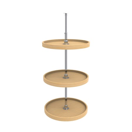 Rev-A-Shelf Maple Veneer, Light Brown, 20 in W, 38 in H, 20 in D, 20 in L, Light Brown 4WLS073-20-536
